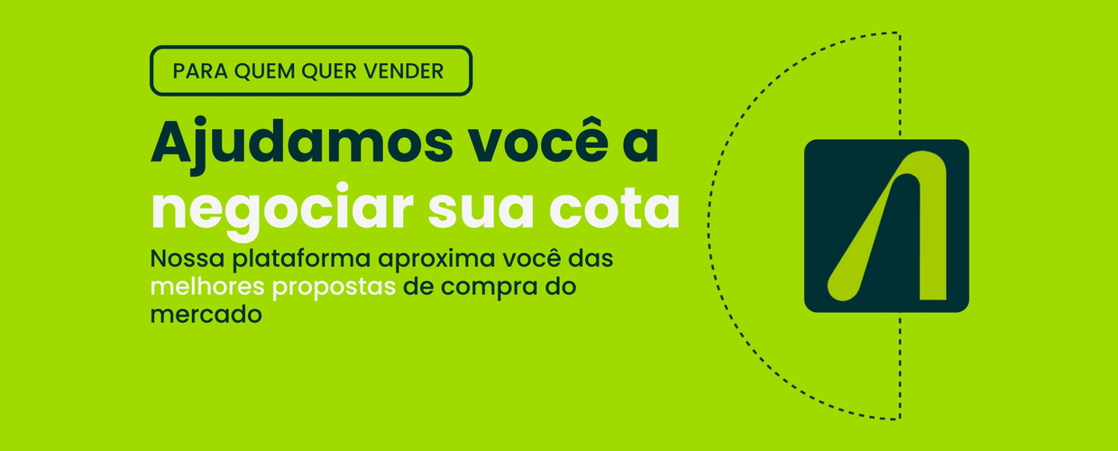 Para quem quer vender — ajudamos você a negociar sua cota